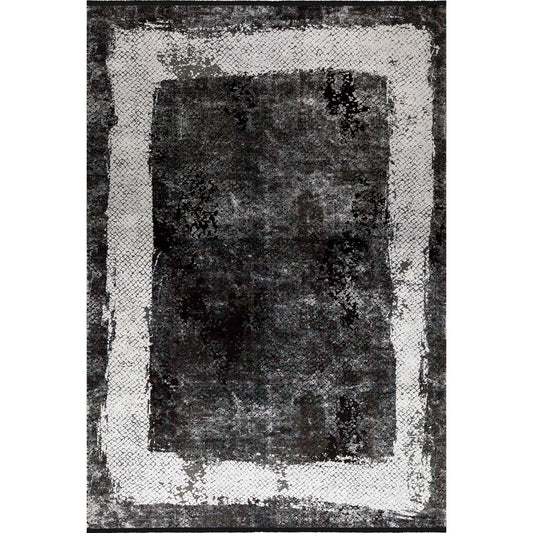 Donker Modern Vloerkleed - 160x230 cm - Polypropyleen en Polyester