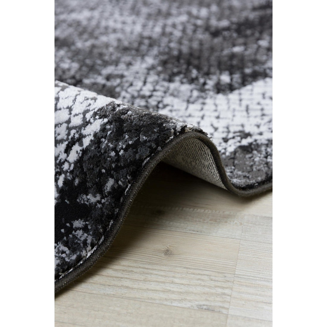 Donker Modern Vloerkleed - 160x230 cm - Polypropyleen en Polyester