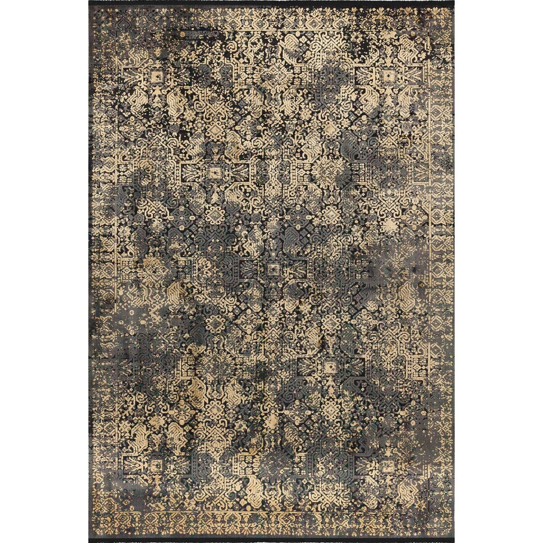 Vintage Perzisch Vloerkleed - 160x230 cm - Polypropyleen en Polyester