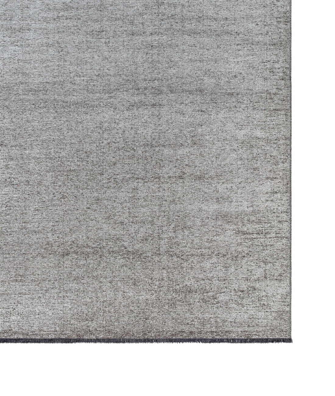 Zwart-Grijs Vloerkleed 160x230 cm - Polypropyleen en Polyester
