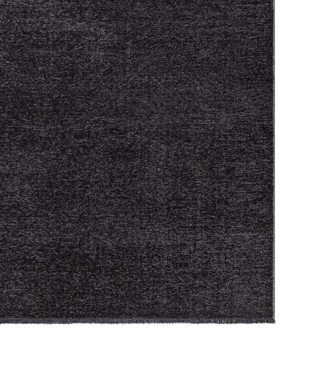 Zwart Vloerkleed 160x230 cm - Polypropyleen en Polyester