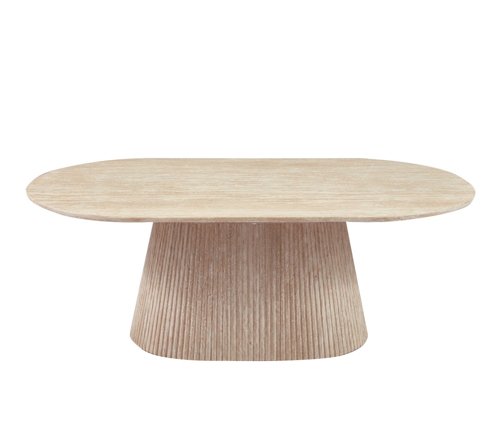 Ovale Salontafel 130*70*45 cm