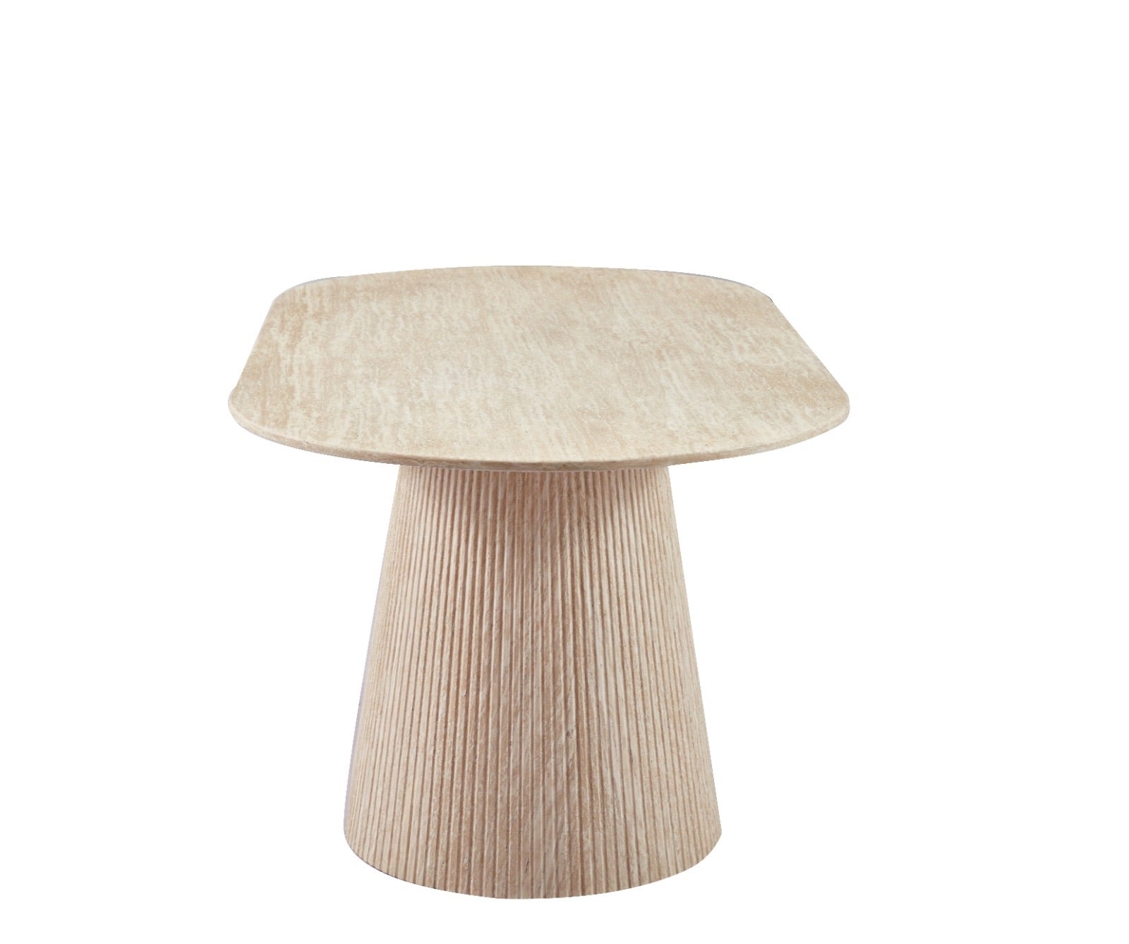 Ovale eettafel Valencia Travertine 180x90cm