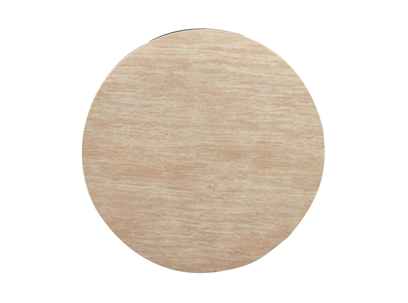 Marmeren Salontafel Rond | Travertin Look 100 CM