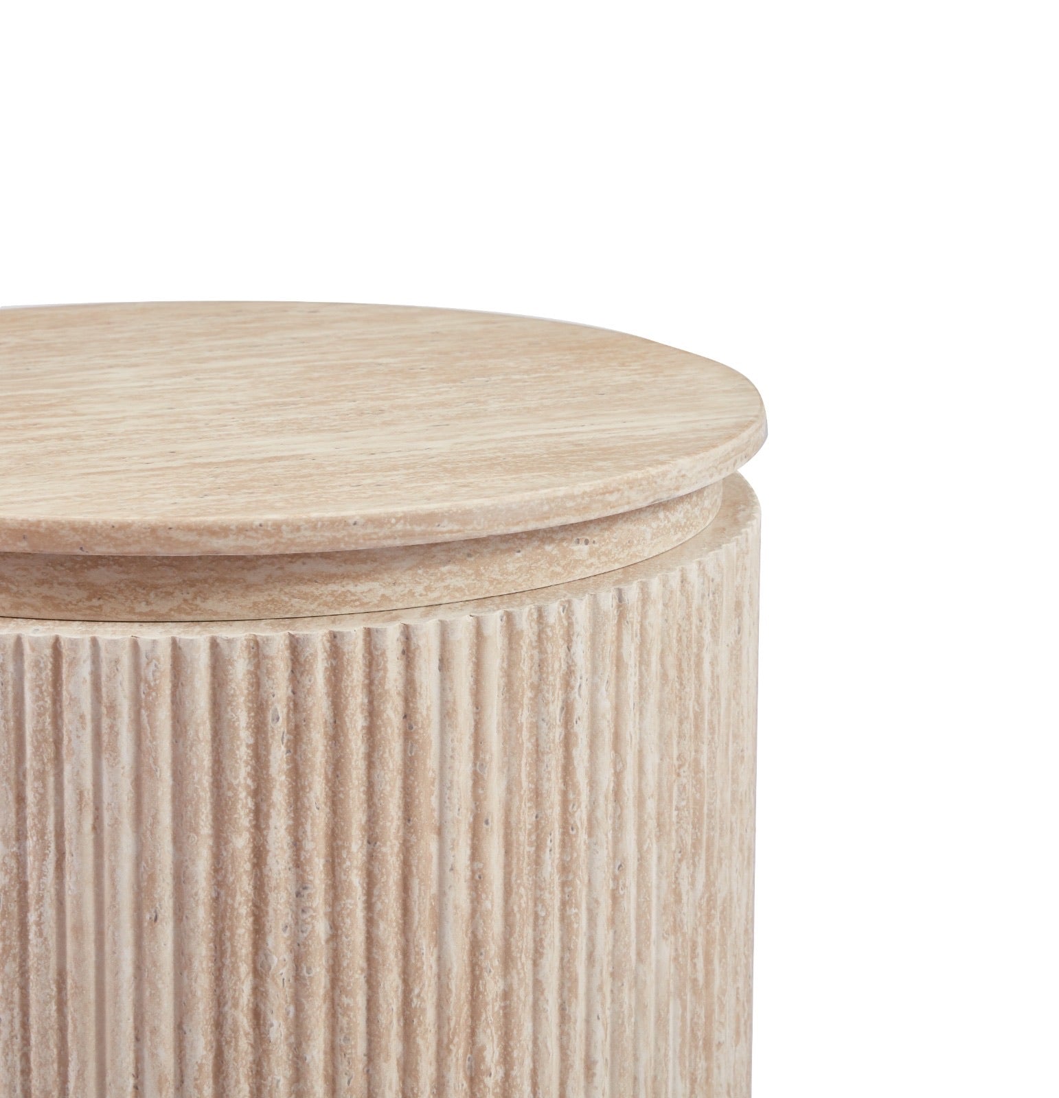 Bijzettafel Travertin