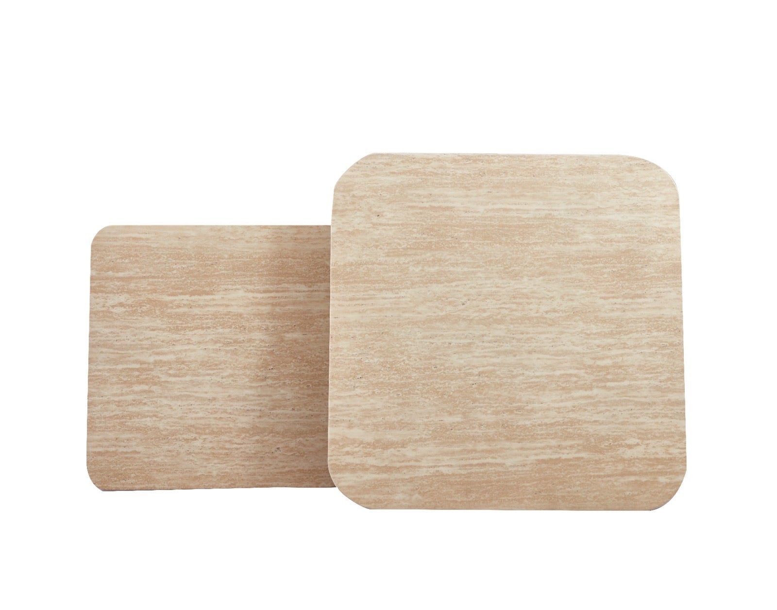 Salontafel set van 2 Travertin