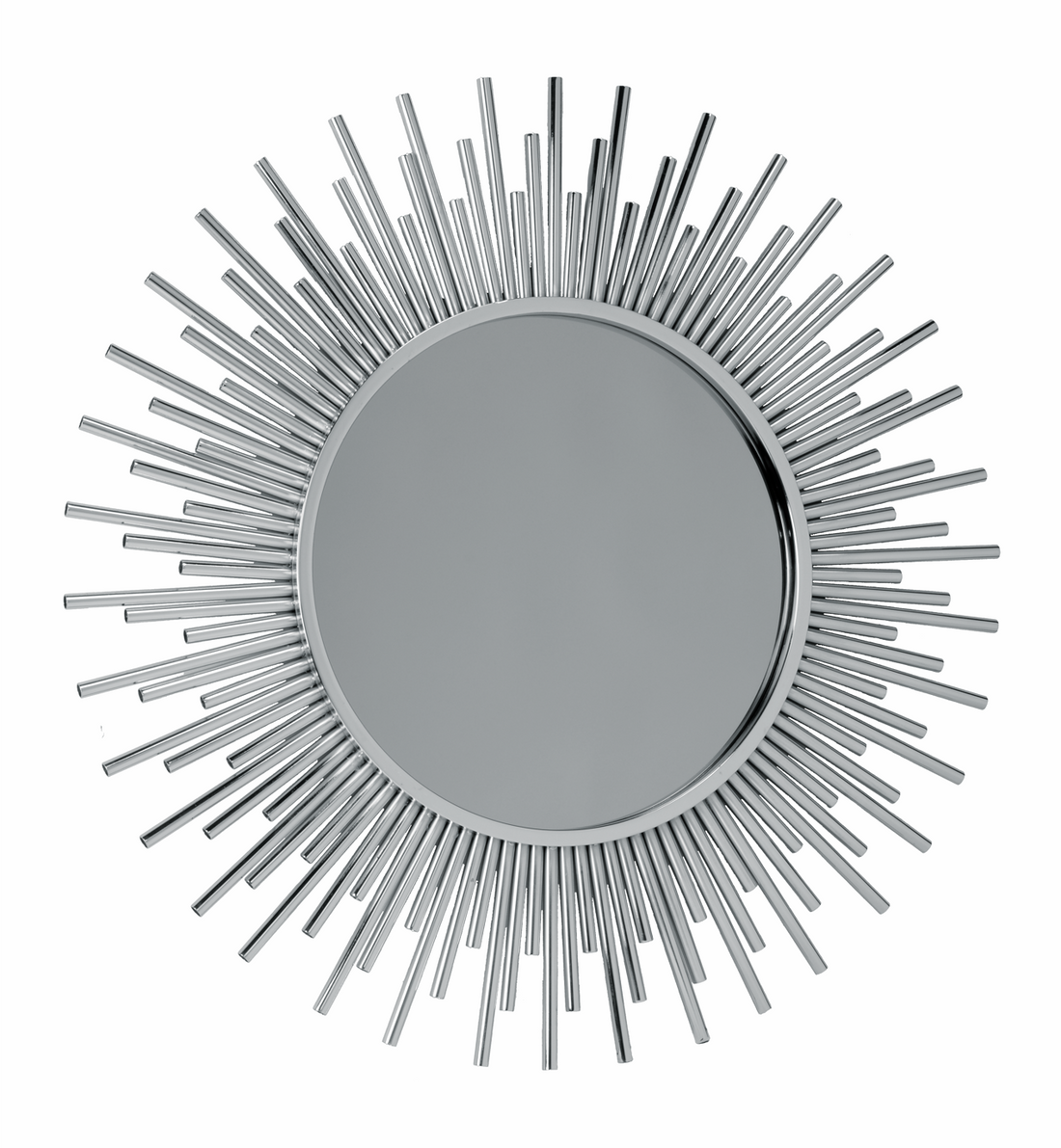 Ronde Wandspiegel – Zilver Metalen Rand – Spiegelglas