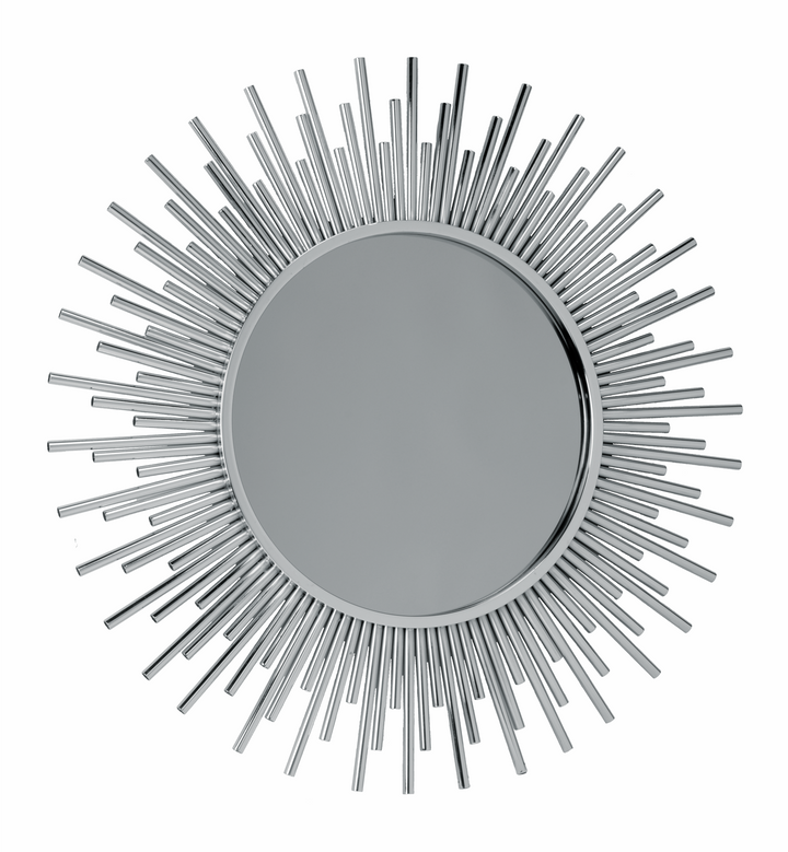Ronde Wandspiegel – Zilver Metalen Rand – Spiegelglas
