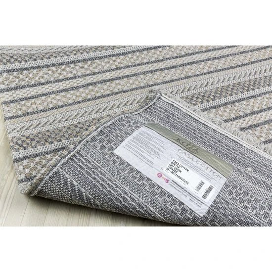 Koza Hali Vloerkleed Casa Cotton 2611 Vizon 160x 230cm - ultraluxuryliving