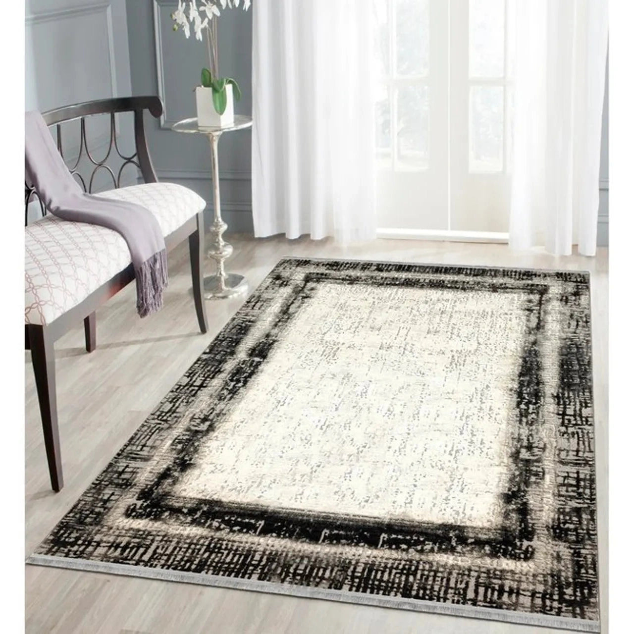 Vintage Stijl Vloerkleed - 160x230 cm - Polypropyleen en Polyester