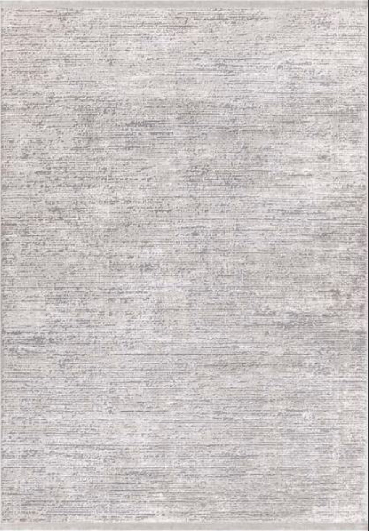 Minimalistisch katoenen vloerkleed met textuur in lichtgrijs - 160x230 cm