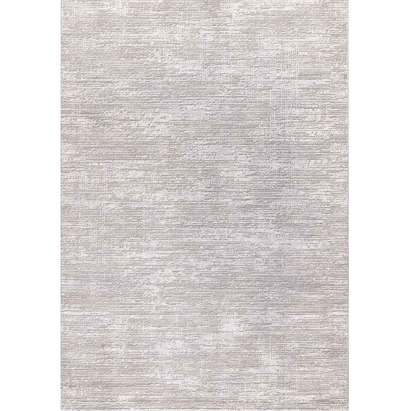 Moderne Vloerkleed met subtiele lijntextuur in beige - 160x230 cm - Acryl