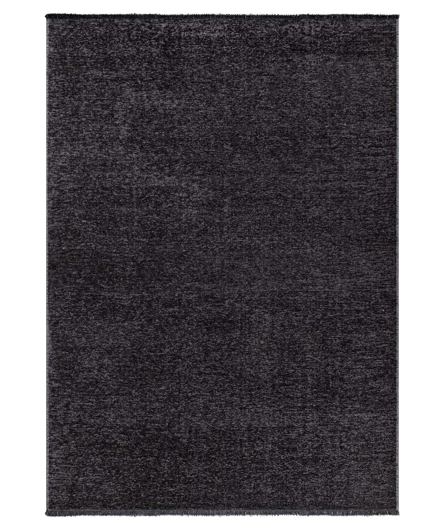 Zwart Vloerkleed 160x230 cm - Polypropyleen en Polyester