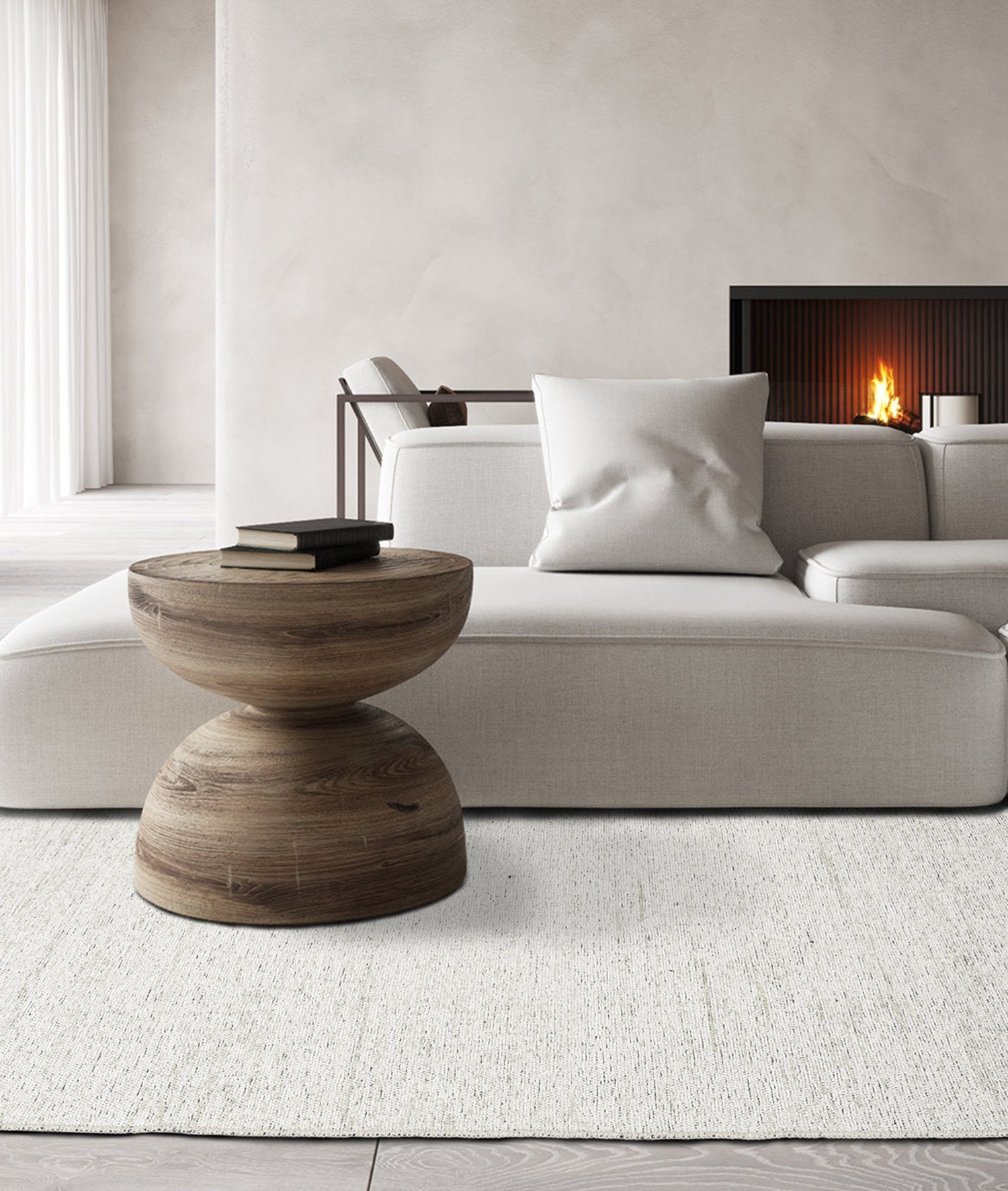 Modern Beige Vloerkleed 160x230 cm - Polypropyleen en Polyester